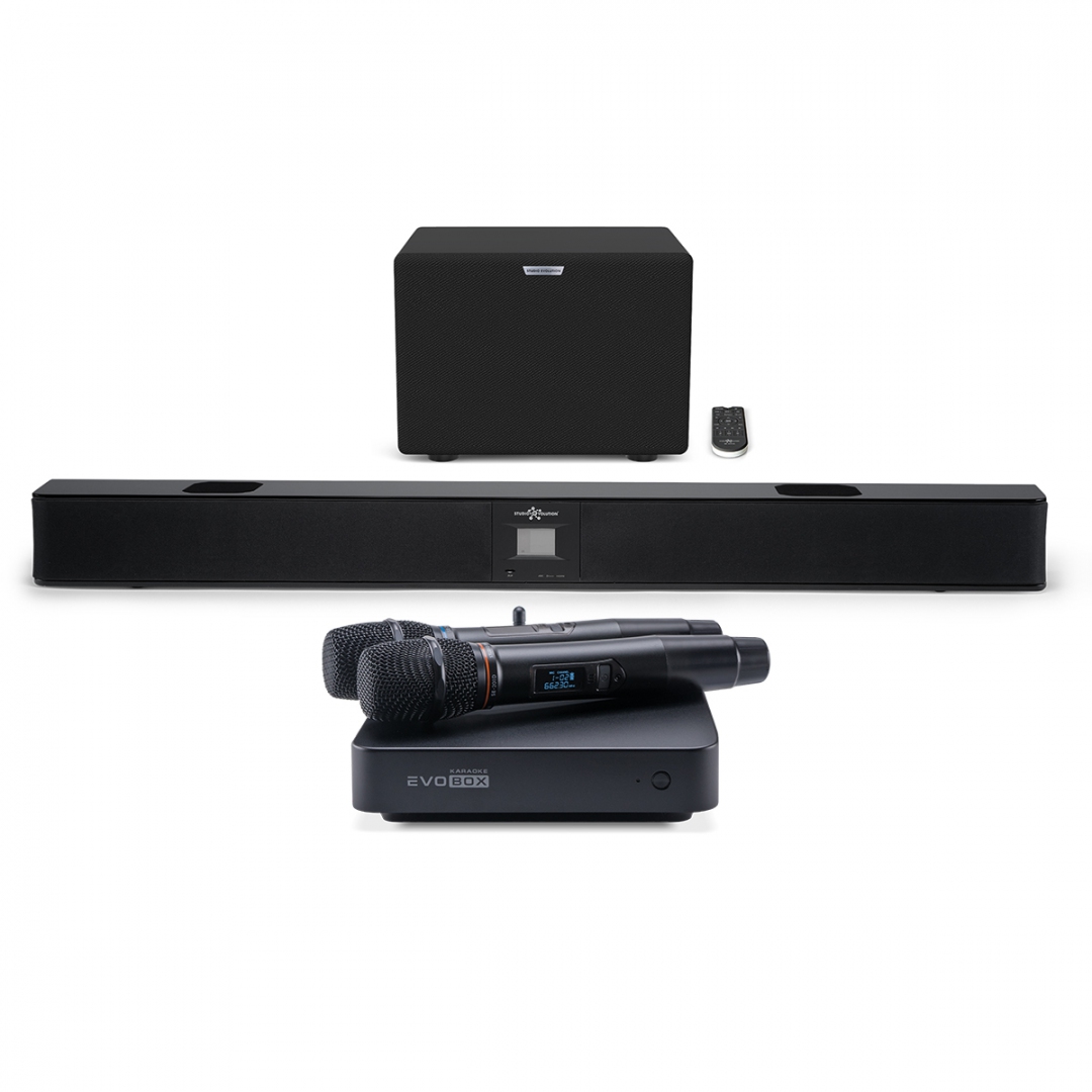 караоке-комплект EVOBOX Plus + EvoSound Bar (саундбар с караоке) в Кубинке