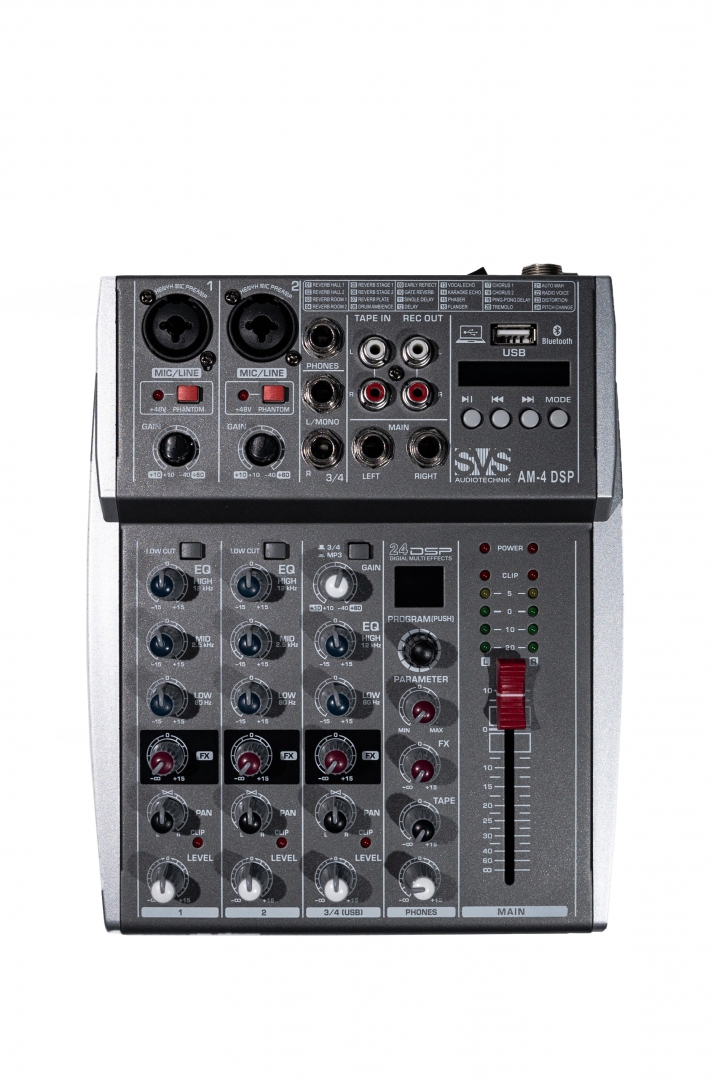 SVS Audiotechnik mixers AM-4 DSP Аналоговый микшерный пульт, 4-канала в Кубинке