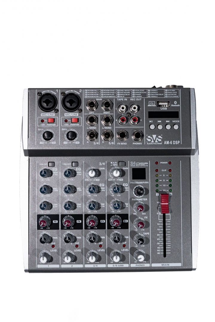 SVS Audiotechnik mixers AM-6 DSP Микшерный пульт аналоговый, 6-канальный SVS Audiotechnik mixers в Кубинке