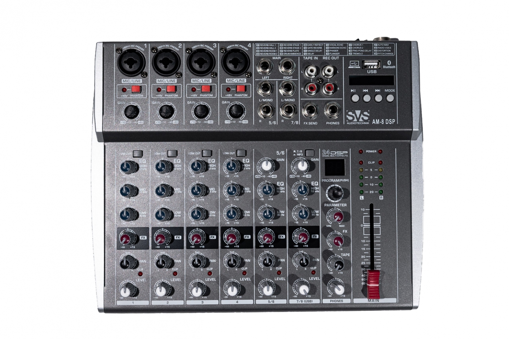 SVS Audiotechnik mixers AM-8 DSP Микшерный пульт аналоговый, 8-канальный в Кубинке